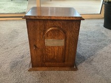 Oak smokers cabinet with