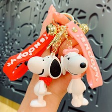 Snoopy Peanuts Charlie Brown Keychain Keyring Pendant Bag charm Pendant Gifts#A