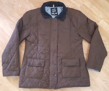 Urban Diva Jacket Coat Over Coat Long Winter Quilted Brown Size 18