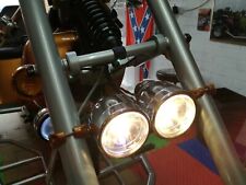 Streetfighter Bobber Chopper Custom led twin parking light white bulb upgrade