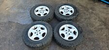 Land Rover ALLOY wheels & tyres x4 SET 5 stud 205/16C ET46 6Jx16H2 PCD115