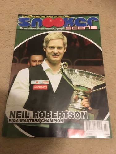 2016 snooker scene magazine - snooker,