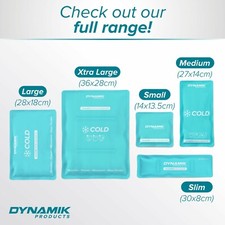 Reusable Hot/Cold Gel Pack - Ice Packs for Sports Injuries Pain Relief w/ Sleeve