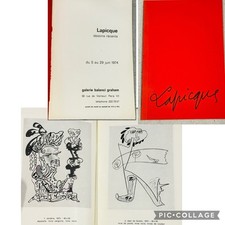 Lapicque Recent Drawings 1974 Balanci Graham Gallery Paris Exhibition Catalog