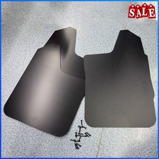 UNIVERSAL Car Rubber Black MUDFLAPS Mud Flaps SET of 4 Front & Rear TOP QUALITY