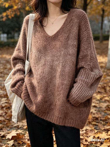 Italian mocha mohair mix - italian,