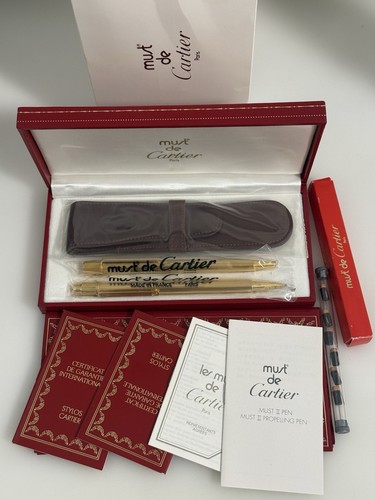 Vintage cartier gold plated - cartier,