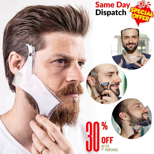 Beard styling shaping - styling, template