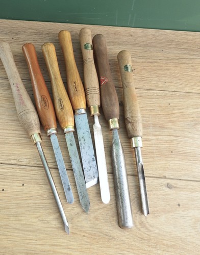 Woodturning chisels mixed - woodturning,