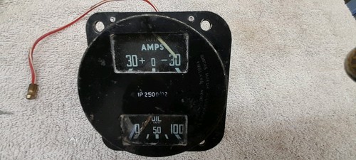 British jaeger oil ammeter - british, oil+ammeter