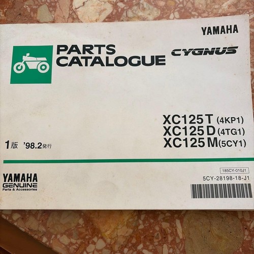 Yamaha cygnus parts catalog - yamaha,