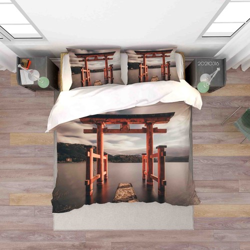 Japanese architecture quilt - 3d,