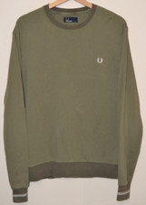 Fred Perry M2599 Green Sweatshirt Men's Medium