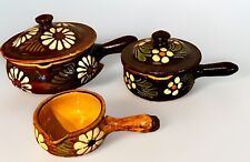 Vintage Narrowboat Carnival Style Cooking Pot  With Handle