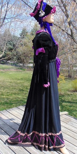 Vtg regency era dress juliet - vtg,