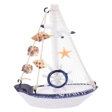 Rustic wooden sailboat - wooden,