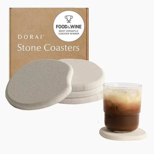 Dorai home stone coasters set - home,
