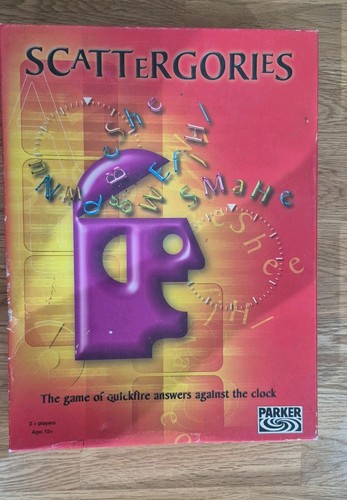 Scattergories board game - scattergories,