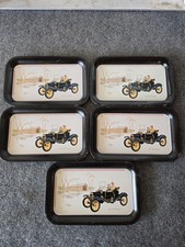 Vintage Serving Trays With A
