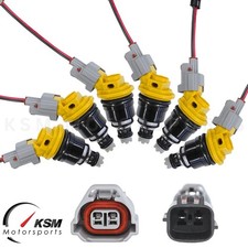 6 x 550cc 555cc Fuel Injectors