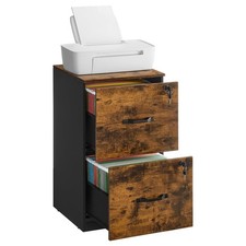 2 Drawers File Cabinet with