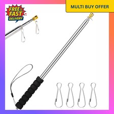 9.8FT Telescopic Flag Pole,Stainless Steel Handheld Portable Extendable Retracta