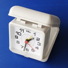 Westclox White Travel Alarm