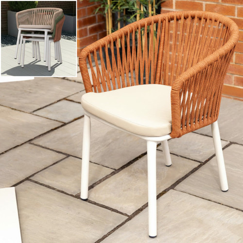 Rope back chair - chair, outdoor