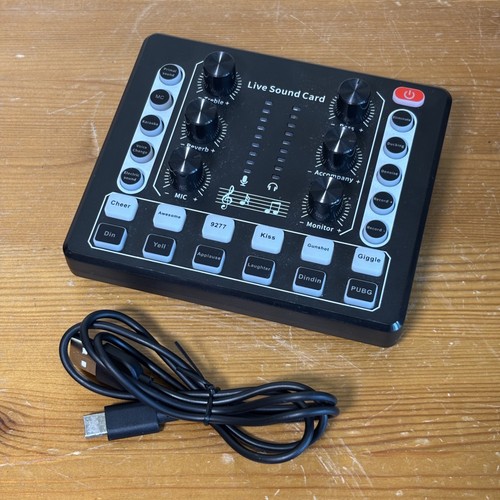 Live sound card and - live,