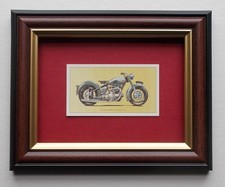 MOTOR CYCLE IMAGE FRAMED -