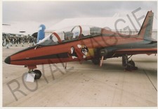 Colour print of Italian AF Aermacchi MB339 MM54548 at RAF Fairford in 2003