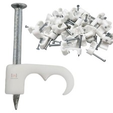 TWIN SATELLITE CABLE CLIPS SKY