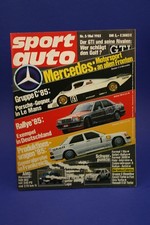 Sports Car 5/85 AMG 500 SEC Alpine V6 Turbo Uno Turbo Renault 5 GT Turbo Escort
