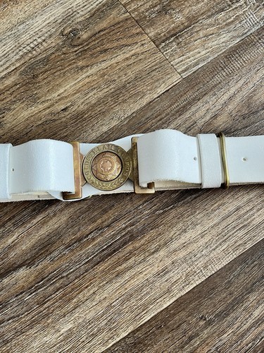 Ceremonial belt white - ceremonial,