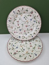 STAFFORDSHIRE TABLEWARE OAKWOOD  10" dinner plates x 2