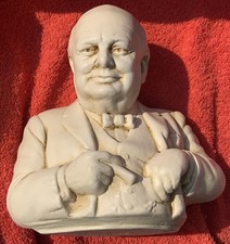 Rare ‘Sir Winston Churchill’ Plaster Bust by Jon Douglas 1955-19cm (7 1/2”) High