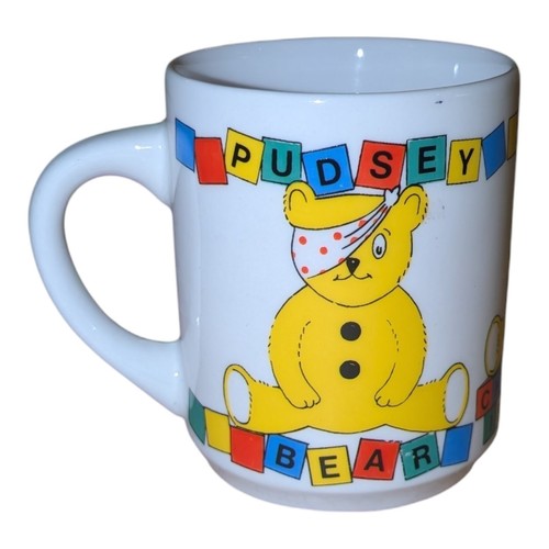 Pudsey bear mug vintage - pudsey,