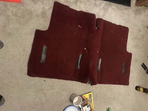 Classic mini rear carpet - rear,