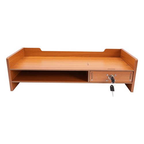 Wooden desk organizer with - wooden,