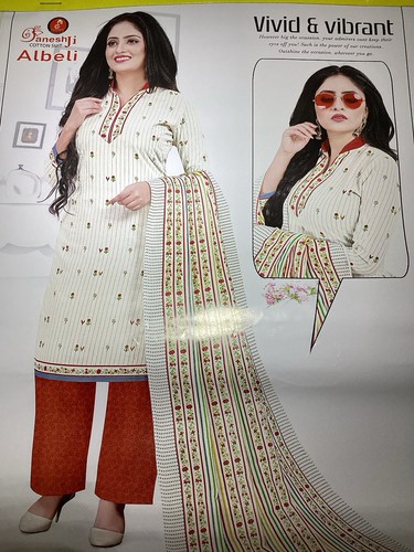 Pcs unstitched shalwar - 3,
