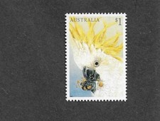 AUSTRALIA BIRDS SULPHUR CRESTED COCKATOO MNH  1991