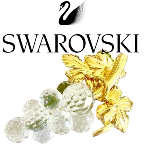 Swarovski vintage gold tone - swarovski, gold-tone