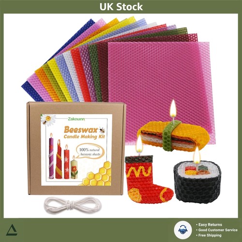 Natural beeswax candle making - candle,