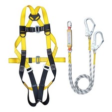 Safety Harness Fall Protection Kit Full Body Roofing Harnesses Shock Absorbing