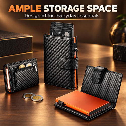 Premium pop wallet rfid - pop, up