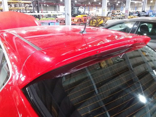 Rear spoiler vauxhall astra - rear,