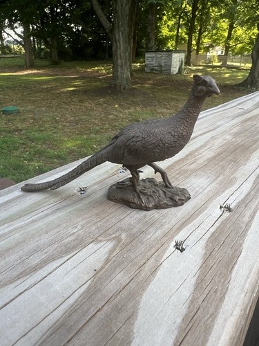 Vintage 1986 bronze pheasant - 1986,