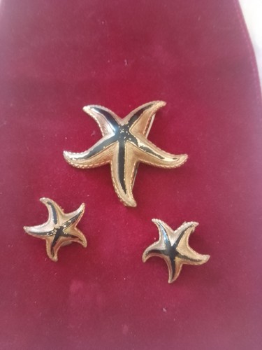 Vintage starfish brooch - vintage,