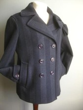 MOSCHINO PEA REEFER COAT