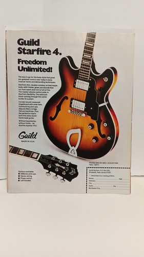 Guild starfire guitar - guitar, 1979